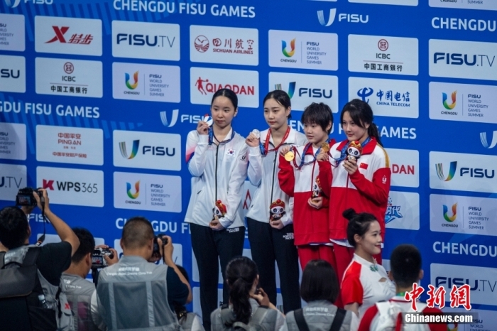 中国跳水队包揽两金韩国跃居金牌榜次席